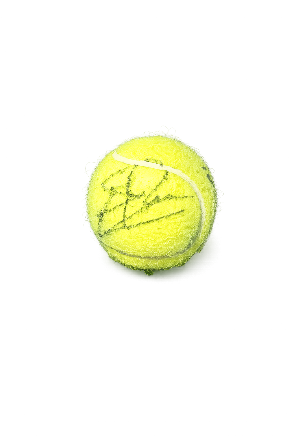 Alex de Minaur signed Tennis ball